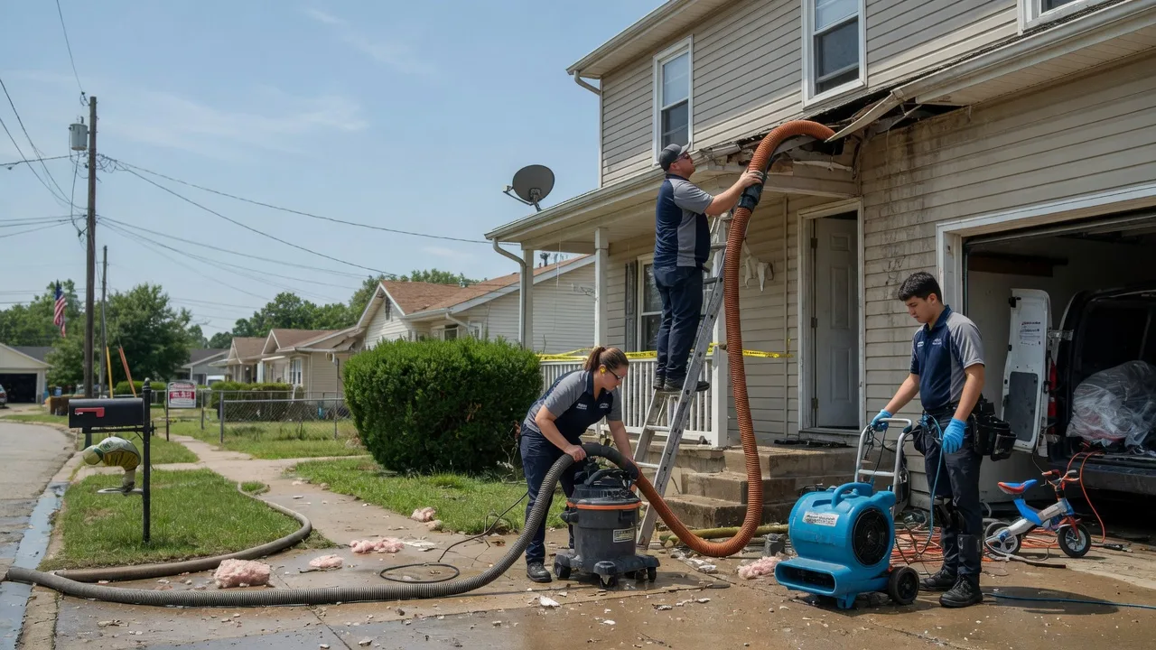 Water Damage Restoration in Easton, IL near me